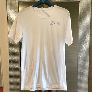 White Bride T Shirt size Small